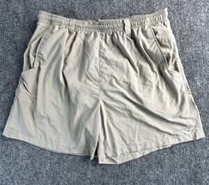 Columbia PFG Women's Omni-Shade Fishing Shorts Beige Size Large